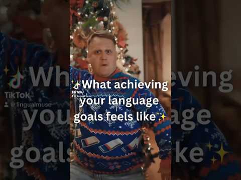 Achieving your language goals feels like 🥳🥳🥳🪩🕺🕺🕺