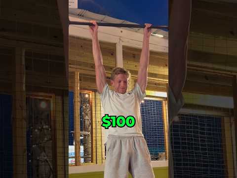 $100 Hang Bar Challenge #shorts