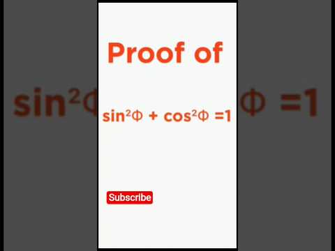 A trigonometric proof | Math with Bipro | #maths #mathematics #shorts #shortvideo #trendingshorts