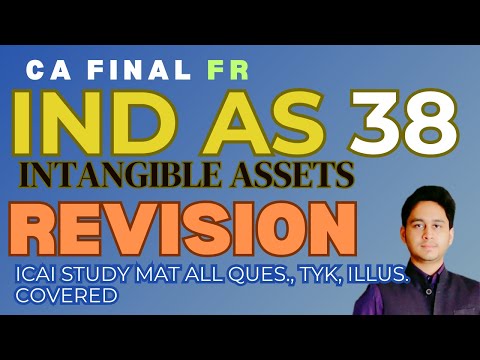 IND AS 38 REVISION | CA FINAL FR | INTANGIBLE ASSETS | STUDY MAT QUESTIONS+TYK | MAYANK NARANG