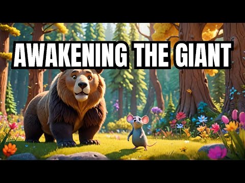 This Tiny Mouse Wakes a GIANT Sleeping Bear With Help From a Lion