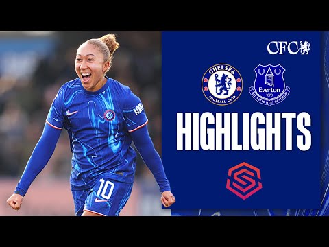 Chelsea Women 2-1 Everton Women | HIGHLIGHTS & MATCH REACTION | WSL 24/25