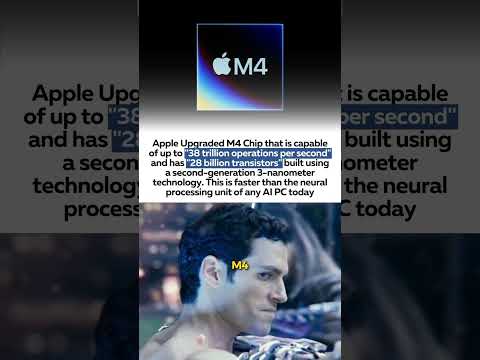 Apple has upgrade to M4 chip🔥which has faster neural processing capabilities than any AI pc. #ios