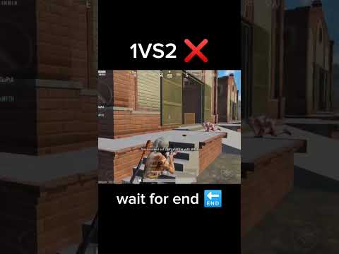 1vs2 bgmi wait for end 🤯#bgmi #1v4bgmigameplay #bgmishorts #bgmishorts #pubgmobile #shorts