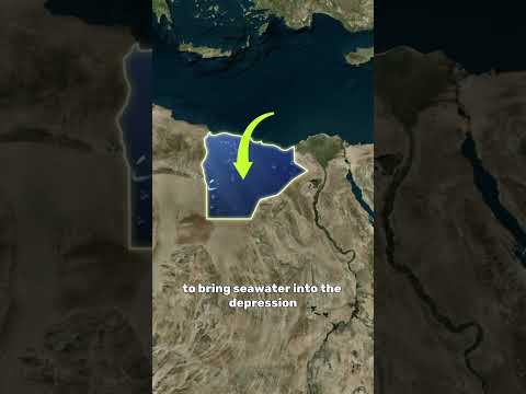 A country plans to create a huge inland sea in its desert heartland.
