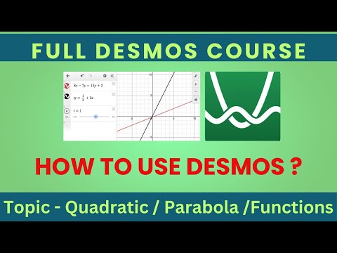 How to use Desmos |  Demos Tricks & Graphing Hacks for US Students 2025 | SAT MATH DESMOS