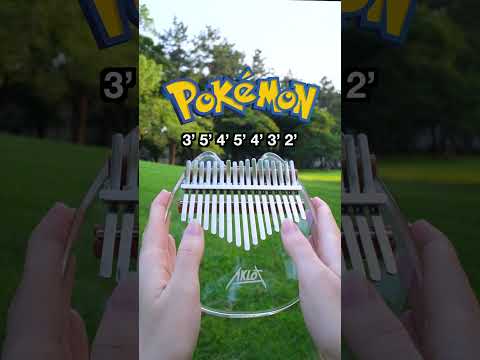 Pokemon Center - Kalimba Tutorial Easy Tabs, No Tuning Required, Relaxing Kalimba Cover