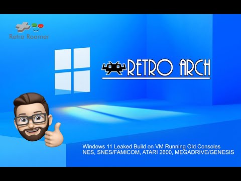 Windows 11 running Retroarch NES/SNES/MEGADRIVE and Atari 2600