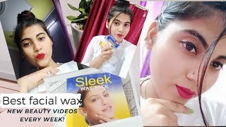 How to remove Facial Hair in home "under 99 rupess" ll all skin type ll katori wax