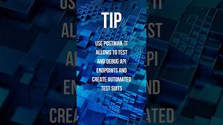 Web development tip. Use Postman to test and debug API #shorts