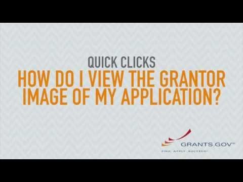 Quick Clicks: How Do I View the Grantor Image of My Application?