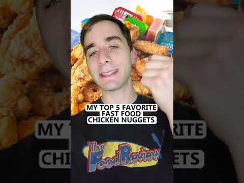 TOP 5 FAST FOOD CHICKEN NUGGETS #SHORTS