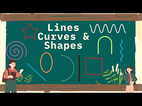 Learn Lines, Curves & Basic Shapes for Nursery Kids | Pre-Writing Skills | ChinnariPathasala