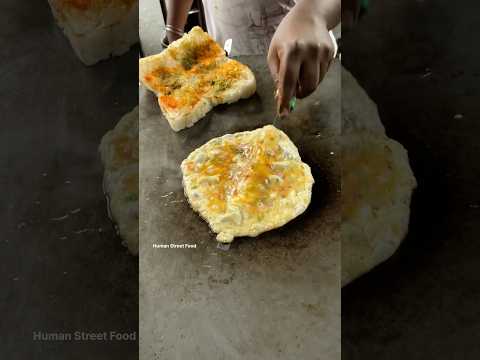 Egg Omelette Pav Only ₹20/- #streetfood #shorts #humanstreetfood #food #egg