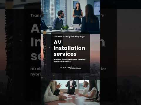 Smart Office AV Installations #AVSetup #hybridworking
