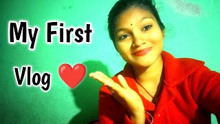 🥰My first vlog || my first vlog on my channel || Karishma Concept vlog ||❤️