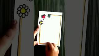 #shorts assignment front page border designs for projects handmade #designs #simpleborderdesign
