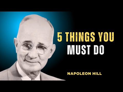 Successful People Must Do These 5 Things Every Day - Napoleon Hill | #motivationalspeech