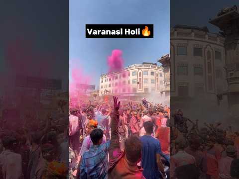 Holi crowd😱 in Godauliya Varanasi 🔥 #holi #ytshort #youtube