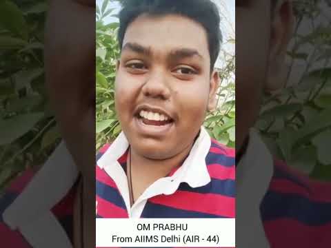 AIIMS DELHI CUT OFF IN NEET 2023 BY OM PRABHU AIIMS TOPPER AIR 44 | #neet2023 #aiims_delhi2023 #mbbs