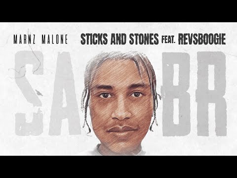 Marnz Malone - Sticks and Stones ft. @Boogierevs (Lyric Visualiser)