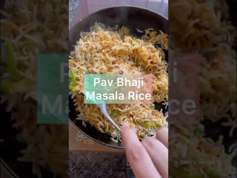 Pav Bhaji Masala Rice #pavbhaji #masalarice #shorts