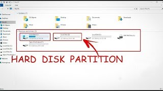 How to Create Partition in Windows 10/8/7 without Formatting | Hard Disk Partition