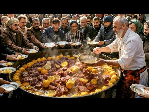 Afghanistan Most Famous Rosh recipe | 500 KG Rosh Dampukhat | Street food