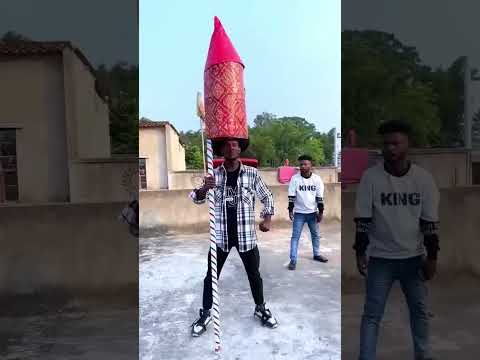 Suraj Rox Diwali Video 🤣🤣 | Diwali Big Rocket video | Funny video #surajroxfunnyvibeo