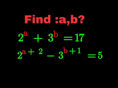 A Nice Algebra problem | Math Olympiad | can you solve this? find a,b?