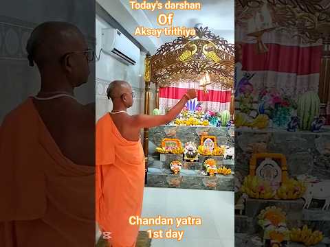 Today's Darshan of Aksay Tritiya & Chandan Yatra 1st day-#2025.#aksay #trithiya #iskcon #moulvibazar
