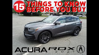 Acura RDX 2021 // A-Spec Edition SH-AWD Review // 15 Things To Know Before You Buy!!!