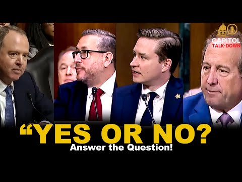 “Senator Schiff CORNERS Nominee on Rule of Law: ‘Yes or No?’ 🔥”