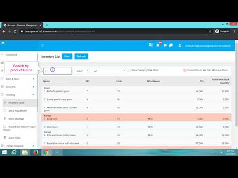 How to create Stock Adjustment  in Accozen POS billing software ?