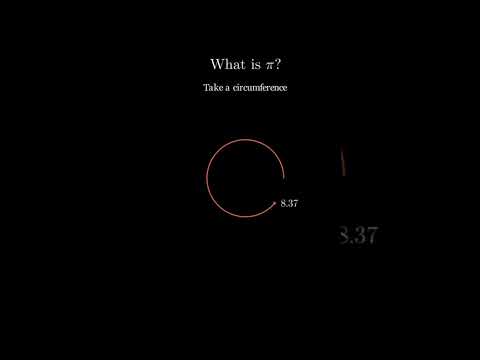 what is π ❓ | define π | #pie #mathsanimation #maths #mathematics #fypシ #fyp #shorts #ytshorts