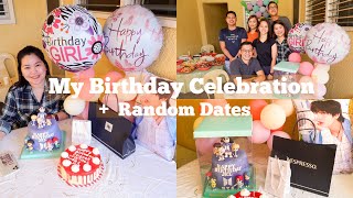 My Birthday Celebration with Family & Friends ✨💕 + Random dates / food & coffee clips