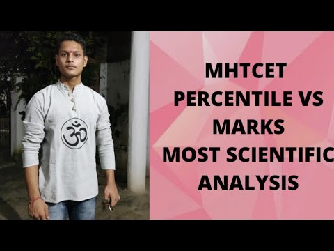 MHTCET : MARKS VS PERCENTILE || MOST SCIENTIFIC ANALYSIS || #MHTCET #shorts .