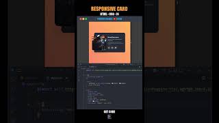 Responsive Card #programación #htmlcss #javascript #desarrolloweb #code #inspiration