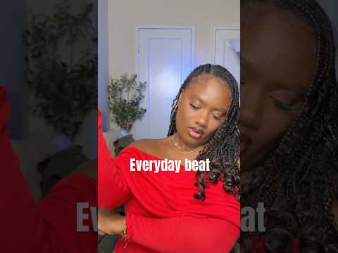 My everyday beat with a vibe💄 #darkskinmakeup #makeuplook