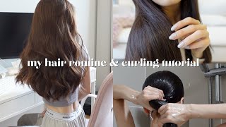 everything about my hair | my hair care routine and how I curl my hair ✨