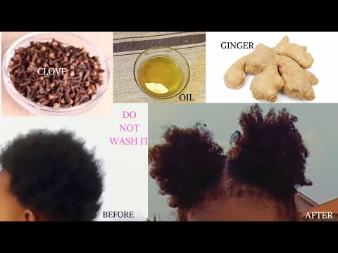 MIX CLOVE AND GINGER AND YOUR  HAIR AND BALDNESS  WILL GROW UNSTOPPERBLE/ 3 TIMES FASTER.