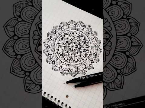 Mandala Art with Graceful Patterns #mandalaart #mandalatherapy