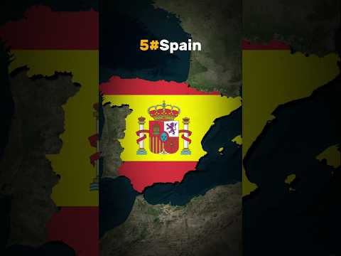 What the Top 10 beautiful country in the world 2025😱#shorts#mapanimation#map#top10#spain#geography