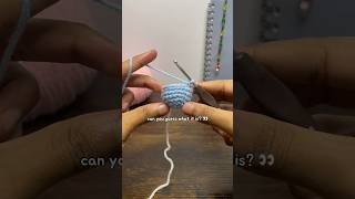 crochet this cute little guy 🎀 crochet for beginners