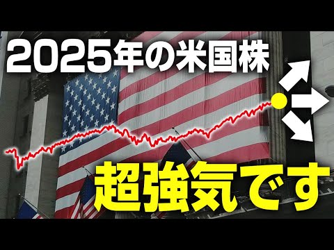 【大胆予想】S&P500(米国株)は明らかに割高ですが、2025年も上がると思います