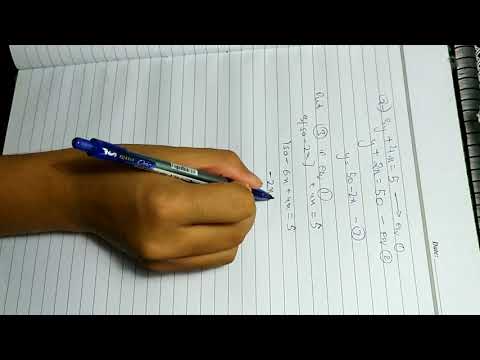 how to solve simultaneous equations. |quick and easy | part 3