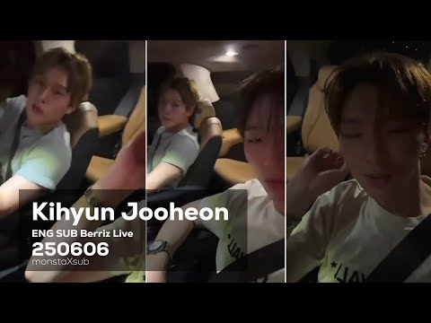 [ENG SUB] Kihyun Jooheon Berriz Live 250606 #monstax #monbebe #kihyun #jooheon #shownu #minhyuk #im