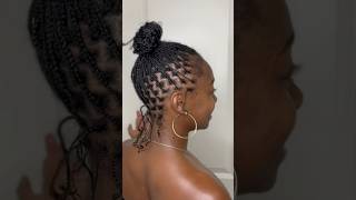Mini Braids ✨ #braids #boxbraids #bohobraids #naturalhairstyles #protectivestyles #naturalhair