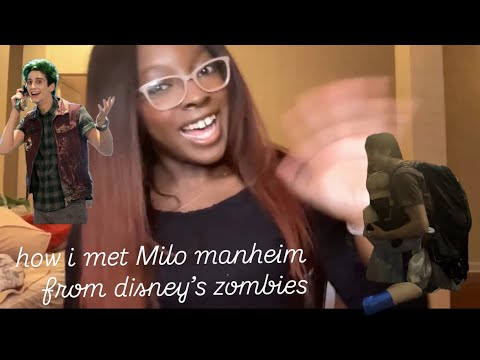 How I met Milo Manheim from Disney's Zombies #zombies4 #milomanheim #littleshopofhorrors #storytime