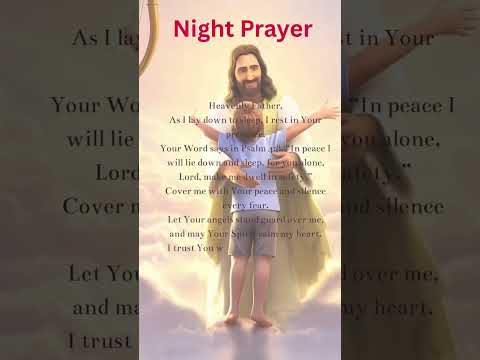 Say this prayer before you sleep. Pause to pray.  #jesus #jesuslovesyou #prayer #bible